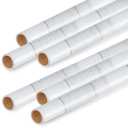 Skyygemm 6 Rolls Bulletin Board Paper Rolls,4 x 12 ft,Wood Color