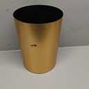 Umbra Metalla 4.75-Gallon(18L) Trash Can, Matte, Brass Look
