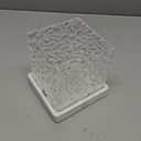 Rechargeable Shower Light No Wiring, 16 Color Changeable Ocean Wave Projector Light, Dimmable Waterproof Shower Lamp with Remote, Rotating Flame Water Ripple Lamp for Shower, Bathroom, Bedroom Decor