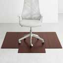 Anji Mountain Office Chairmat Thickest & Sturdy Bamboo Chairmats Highly Premium Quality Anti-Slip Heavy Duty For Multi-Purpose Hardwood Floor Office & Home Floor Protector Office Chair mat-8mm Thick (55" x 57", Dark Cherry)