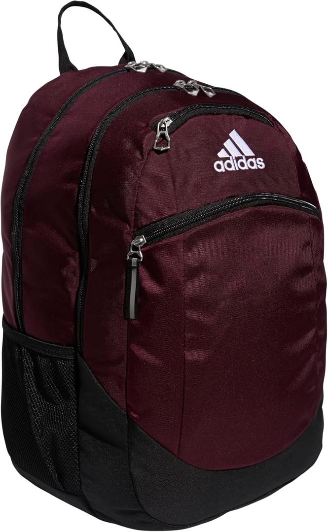Striker Team Sports Backpack for soccer and more, workout bag for men and women (One Size, Team Maroon/Black/White)