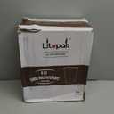 LITOPAK 400 Pack 8 oz Paper Cups, Brown Disposable Hot Coffee Cups for Party, Picnic, Travel, and Events