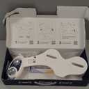 LUXE Bidet NEO 185 - Dual Nozzle, Self-Cleaning, Non-Electric Bidet Attachment for Toilet Seat, Adjustable Water Pressure, Rear & Feminine Wash (Blue)