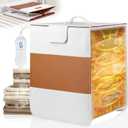 38L Foldable Towel Warmer for Bathroom, Home & Spa, Large Capacity for Oversized Towels, Blankets & Robes, 4 Temp Modes, Auto Shut-Off Timer, Perfect Spa Gift for Loved Ones (White)