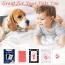 Inkless Baby Hand and Footprint Kit,Clean Touch Ink Pad for Baby Footprint Kit,No Mess Dog Paw Print Kit,DIY Footprint Ink for Baby Keepsake Gifts for Boys and Girls (2Pack-Large)