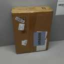 Vantic C Shaped End Table Set of 2, Small Side Table for Couch and Recliner, Slide Under Sofa Tray Desk with Storage Bag for Living Room and Bedroom, Rustic Brown