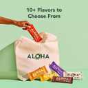 Aloha Organic Plant Based Protein Bars Chocolate Chip Cookie Dough, 1.98 Oz,(Pack of 12) (EXP 07/21/26)