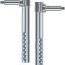 Yoursme AM131288 AM131289 Front and Rear Mower Deck Gage Wheel Arm for John Deere Mower Decks 48C 54C and 62C, Diameter 1”, Come with 2 Pair
