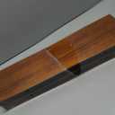 Solid Wood Floating Shelves,23.6in Finished Real Wood Wall Shelves with Heavy-Duty Hidden Bracket, Easy Installation, Set of 2, 23.6in x 7.1in x 1.5in, for Living Room Bedroom Kitchen,Bronze