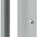 Prime-Line U 9511Brass Single Bore Hole Lock and Door Reinforcement Plate for 1-3/8 in. Thick Doors, Brass Finish (Single Pack)