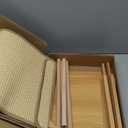 CHEERHOME PETS Sisal Cat Scratcher for Indoor Cats Scratching Pad Vertical Cat Scratcher L Shape Cat Scratching Board Cats Scratch Post Solid Wooden Cat Furniture(Large)