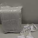 Electric Heated Blanket King Size, Flannel Warm Blanket with 10 Heat Settings, 10 Hours Auto Shut Off, Fast Heating Warming Blankets, Machine Washable, Grey, 90 * 100 Inchs