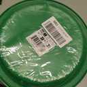 Exquisite Party Solids Sturdy Green Plastic Plates 10" Party Plates 50 Pcs