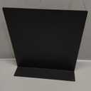 Large Magnetic Metal Board for Magnets - Tabletop Memo Display Easel Stand for Home, Office, School (Black, 12.6 in) - Metal Magnetic Board