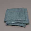 MIULEE Pack of 2 Decorative Outdoor Solid Waterproof Throw Pillow Covers Faux Linen Garden Farmhouse Cushion Cases for Summer Patio Tent Balcony Couch Sofa 12x12 Inch Teal