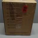 Home Zone Living 4 Gallon Slim Kitchen Trash Can with Soft Close Lid and Step Pedal, Stainless Steel Wastebasket with Removable Liner, Silver