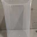 Amazon Basics Pet Food Storage Container Set, 30lbs and 10lbs with Scoop, for Dogs and Cats