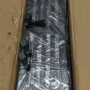 HuggieGems Metal 4 Pack Magnetic Spice Storage Rack Organizer for Refrigerator and Oven, Black Fridge Organizers and Storage