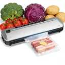 75KPa Vacuum Sealer w/ 6-in-1, Digital Timer, Cutter, 10Bags