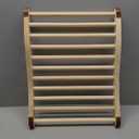 Upgraded Sauna Backrest, Sauna Accessories, S-Shaped Design with Backrest Sauna Chair, with Non-Slip Pads, Ergonomic Design, Suitable for Infrared Sauna Backrest and Barrel Sauna Backrest (White Cedar)