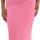 PRETTYGARDEN Women's 2025 Summer Formal Maxi Dresses Sleeveless One Shoulder Bodycon Ruched Mesh Wedding Guest Cocktail Dress (Large, Pink)