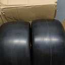 GICOOL 11x6.00-5 Flat Free Zero Turn Mower Tire and Wheel, 11x6-5nhs Riding Mowers Lawn Tire and Wheel with 3/4" Bearing, 5.8" -8" Centered Hub, 2 Pack