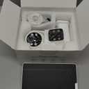 2K Dual-Lens Solar Camera Outdoor Wireless, 360 Pan/Tilt Solar Powered Security Camera with Rechargeable 10,000mAh Battery, IP66 Waterproof, Color Night Vision, Two-Way Audio for Home Security