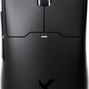 MCHOSE A5 Ultra V2 Wireless Gaming Mouse, Symmetrical Design, 54 Grams,Wired 8K/Wireless 4K Polling PAW3395 26K DPI Optical Sensor, 130 Hours Battery Life, Tri-Mode Connection - Black