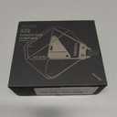 Aulumu A29 Geometric AirPods 4 Case with Lock | Protective Cover with Nylon Buckle | Alloy Armour | Compatible with Apple AirPods 4th (2024) - Translucent Grey