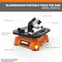 Worx WX572L 5.5 Amp BladeRunner Portable Electric Table Top Saw