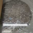 24"x24" 3D Handmade Wall Decoration with Shadow Box Framed Front Glass for Living Room Dining Room Entrance Corridor Bedroom Wall Decor (Pearl Shell 24"x24")