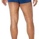 Speedo Mens Swimsuit Square Leg Endurance+ Solid (Blue)
