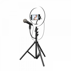 On Air 8" Ring Light Studio Pro Light; Tripod & Phone Mount Set