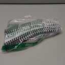 10 Pcs Binding Combs 30 Rings Comb Binding Spines Plastic Spiral Book Binder for Teacher Student Document Notebook File Making, Black White