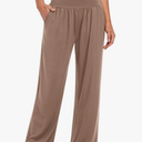 Women's Casual Loose Wide Leg Cozy Pants Yoga Sweatpants Comfy High Waisted Sports Athletic Lounge Pants with Pockets, Size XL