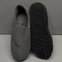 LongBay Men's Memory Foam Diabetic Slippers Comfy Warm Plush Fleece Arthritis Edema Swollen House Shoes, Size 12