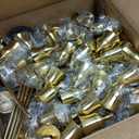 48Pack 16 Sets Brass Gold Metal Taper Candle Holders Candlestick Holders - Candle Holder for Halloween Decorations erfect for Table Centerpiece Mantel Party Wedding Christmas Home Decor (48)