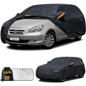 Hatchback Cover Outdoor Car Covers(Length up to 206 inch) Universal Fit for Honda Fit Honda Odyssey,Toyota Prius Sienna,Dodge Caravan,Lancer,Volvo V40 V60 etc Size H2(See Size Chart)