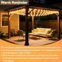 Lovelite 10ft x 10ft Net Lights, 280LED Gazebo Lights Outdoor 8 Modes Timer, Waterproof Connectable Christmas Light Clear Wire Large Size for Bushes Patio Pergolas Garden Holiday Party - Warm White