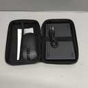 Foldable Keyboard and Mouse, 2.4G Wireless+Dual Bluetooth5.0 Folding Keyboard & Mouse Combos for Business and Travel, USB-C Rechargeable Portable Keyboard Mouse for iPads, Phones, Tablets-Black