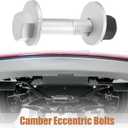 uxcell 2 Set Eccentric Alignment Camber Bolt for Kia Optima 2011-2020 No.552602P300/552602P400/552603M000 Suspension Control Arm Cam Adjustment Nut Kit