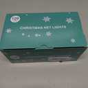 DEPMEM Led Christmas Net Lights Outdoor Christmas Decorations 120Led 6Ftx4Ft UL Certified Connectable Waterptoof Mesh Net Lights for Trees Bushes Shrubs Garden Outdoor Christmas Decorations(Red)