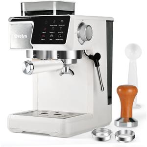 oveisn

Espresso Machine 20 Bar, Coffee Maker with grinder 20 Grind Settings,Coffee Machine w/Milk Frother & Touchscreen, Professional Home Espresso Maker for Latte Cappuccino