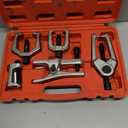 DAYUAN 5pcs Professional Front End Service Tool Kit, Pitman Arm Puller, Ball Joint Separator Tie Rod Remover Tool