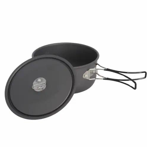Portable Non-Stick Camping Cookware Set Medium Picnic Pot Storage Bag for Outdoor Cooking Suitable for Hiking and Camping