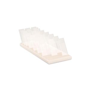 Heathrow Scientific - HEA15981A HD15981A Polyethylene Microscope Slide Holder, 40 Slide, 298mm Length x 105mm Width x 24mm Height