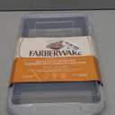 Farberware Nonstick Bakeware Baking Pan With Lid / Nonstick Cake Pan With Lid, Rectangle - 9 Inch x 13 Inch, Gray