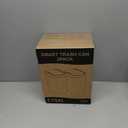 2 Pack 2.7 Gal Bathroom Trash Can with Lid, Automatic Trash Can Small Smart Garbage Can Touchless, Slim Motion Sensor Waterproof Plastic Trash Bins for Bedroom Office Kitchen Toilet (White)