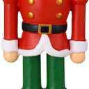 Wesiti Christmas Nutcracker Ornament 6" Cat Nutcracker Resin Figurine Display Christmas Cat Craft for Xmas Holiday Shelf Home Desktop Table Decor Xmas Gift Collectible