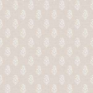 NuWallpaper x Nabela Noor Home Safia Sand Peel and Stick Wallpaper, Beige, Flowers, Transitional, Self-Adhesive, 20.5-in x 18-ft